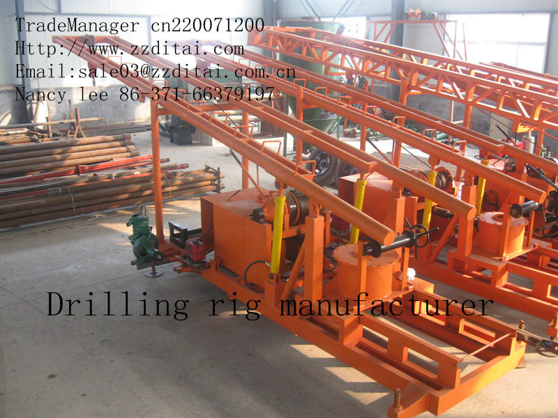 hydraulic mobile water well drilling machine