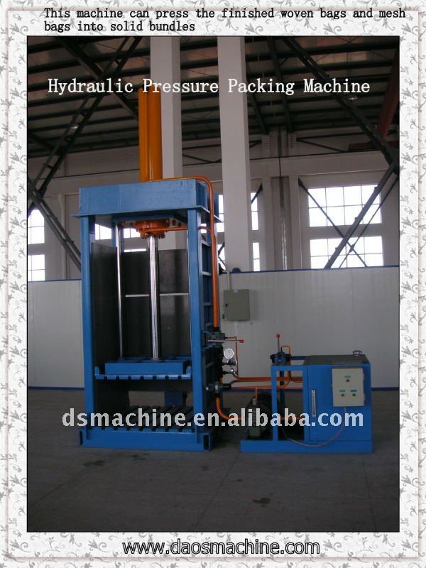 hydraulic press packing machine for pp woven bag