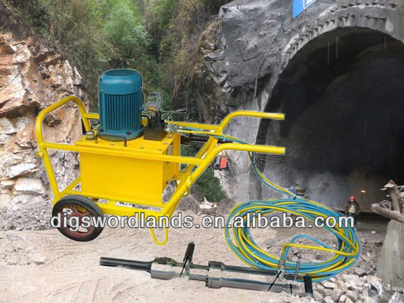 Hydraulic Rock Splitter, Advanced Equipment Hydraulic Rock and Stone Splitter, Splitting Fore:640-920Ton