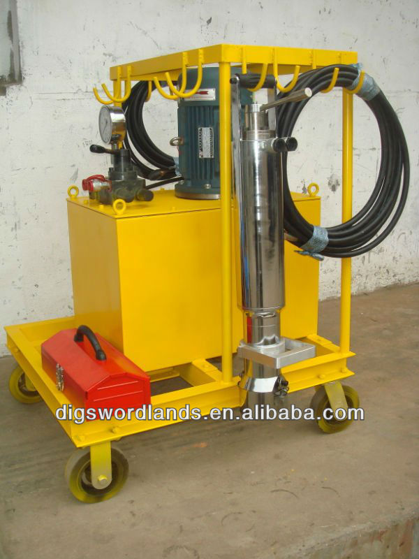 Hydraulic rock splitter efficient hydraulic rock splitter for rock and concrete blocks