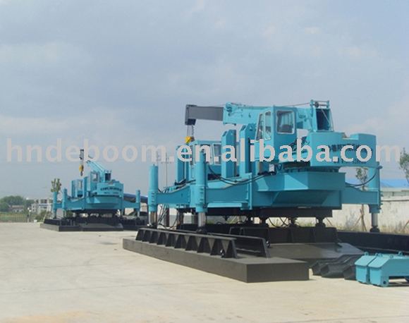 Hydraulic static pile driver