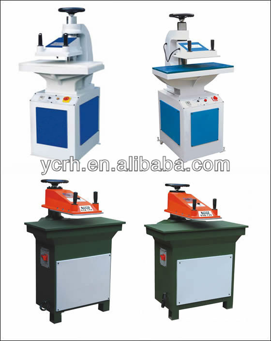 Hydraulic swing arm cutting machine/shoe/glove/cap/gasket/handbag material cutting machine