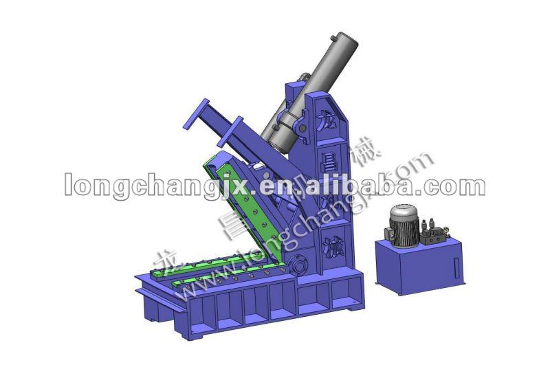 Hydraulic Waste Rubber Tyre Cutting Machine