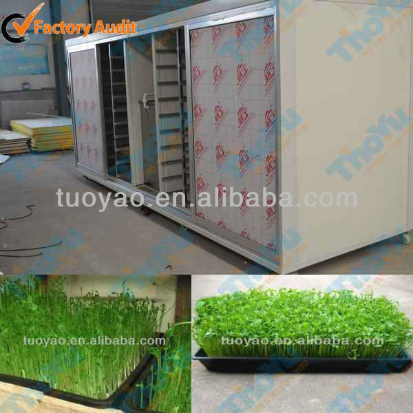 Hydroponic Barley Sprouting Machine (SMS: 0086-15890650503)