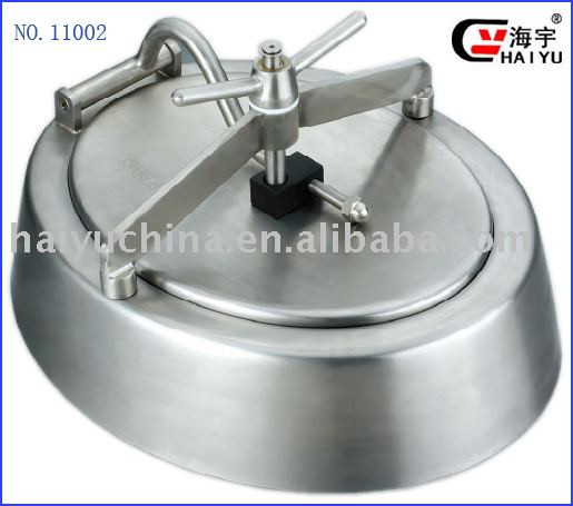 hygienic manhole cover(stainless steel manhole, sanitary tank manway)