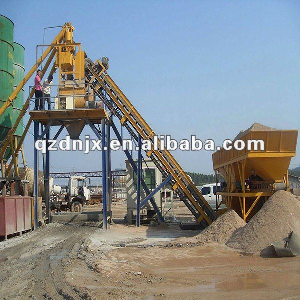 HZS series compact concrete batching plant