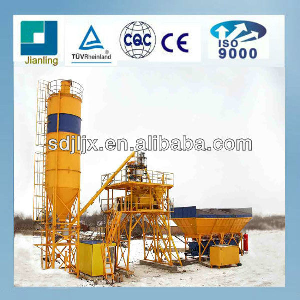 HZS25 concrete batching plant with the productivity 25m3/h