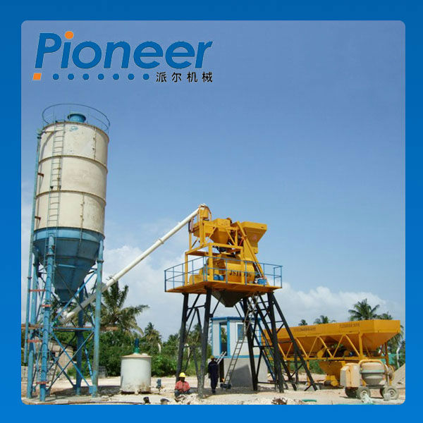 HZS25 concrete-mixing plant