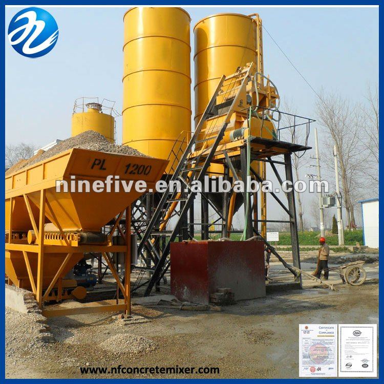 HZS35 Small Concrete Batching Plant Supply in China