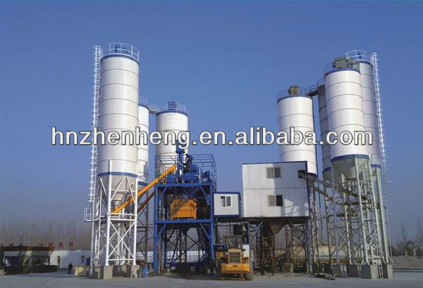 HZS60 Belt Conveyor Concrete Batching Plant