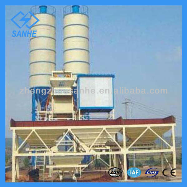 HZS75 competitive price cement concrete batching plant