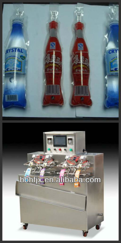 ice pop water yogurt coffee roce tea standing up with spout satchet/pouch/bag filling sealing capping packaging machine