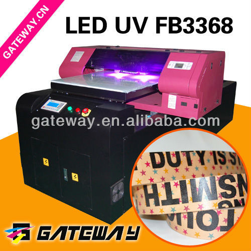 Imprimante multifonctionnel Embossment IPHONE cover Printing A1 Format LED UV Digital Flatbed Printer FB3368