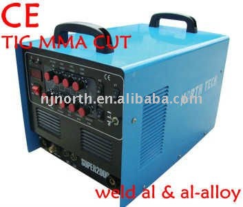 Improved ! CE Inverter AC/DC pulse TIG MMA CUT multifunction welding machine