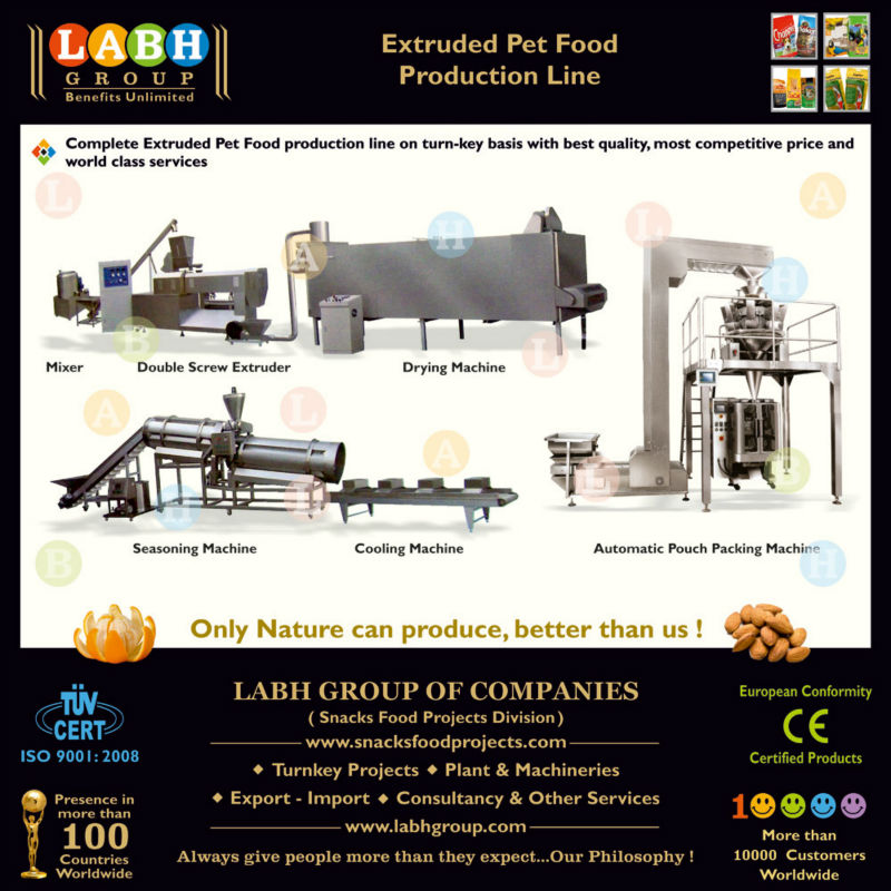 India Leading Pioneer Manufacturers of Pet Food Production Project j611