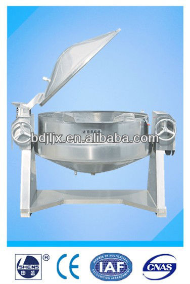 Industrial indirect heathing boiling pan