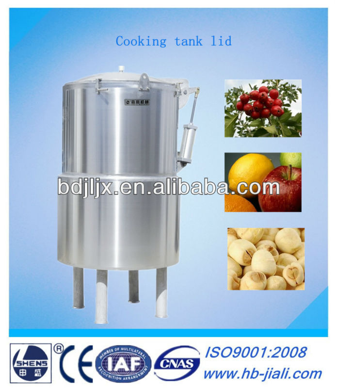 Industrial steam pressure kettle for beans boiling Industrial steam pressure kettle for beans boiling