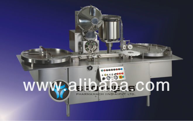 Injectable Powder Filling with Rubber Stoppering Machine