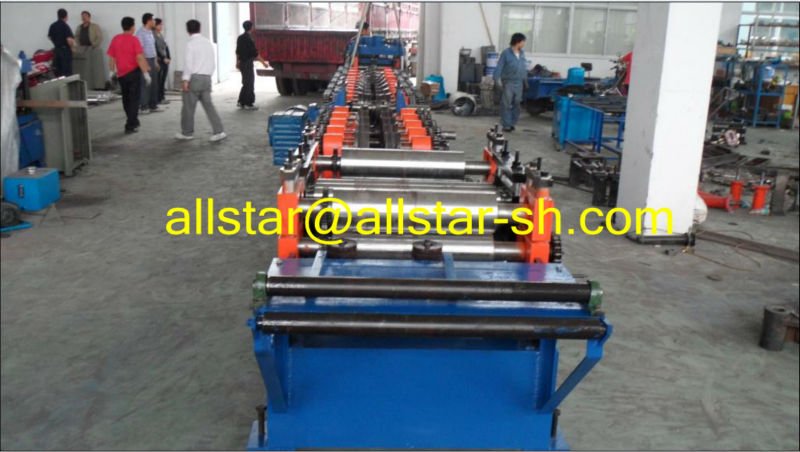 interchangeable C/Z purlin roll forming machine; C and Z profile roll forming machine