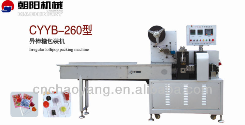 Irregular lollipop packing machine