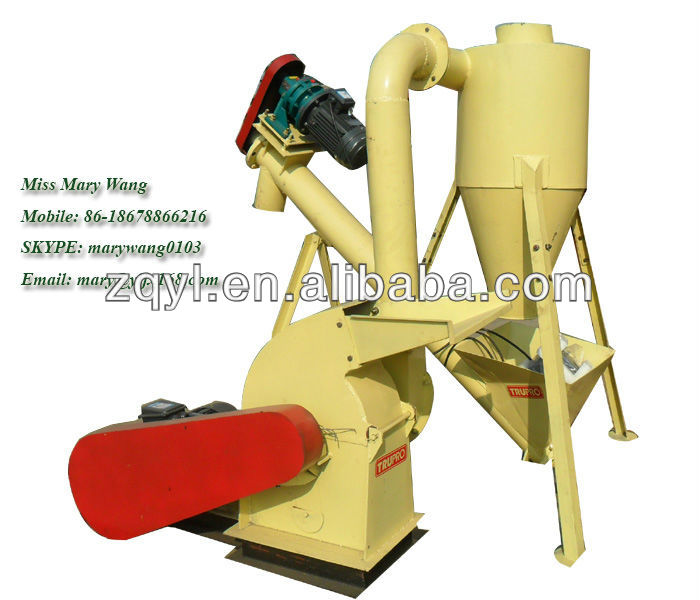 ISO9001 approved small wood crusher (100-200kg/h)