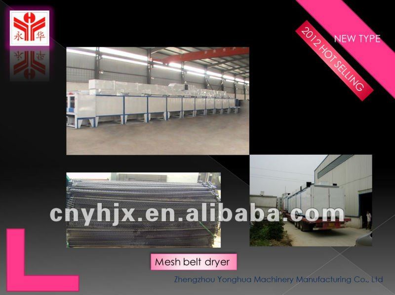 ISO9001 Certificate Low Investment Vegetable Mesh Belt Drying machine