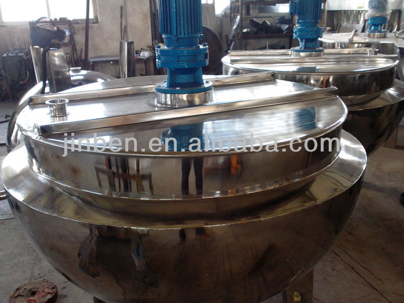 Jacketed kettle vessel