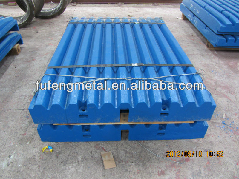 jaw plate crusher parts