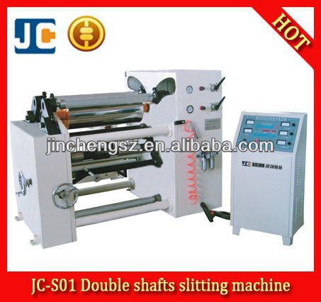 JC-S01 Double shafts Jumbo roll slitting rewinding machine