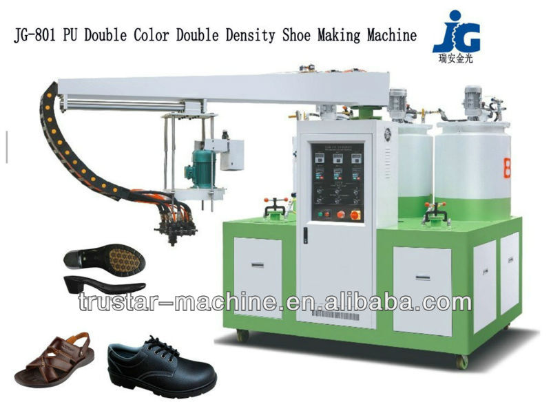JG-801 double color double density PU Shoe making Machine