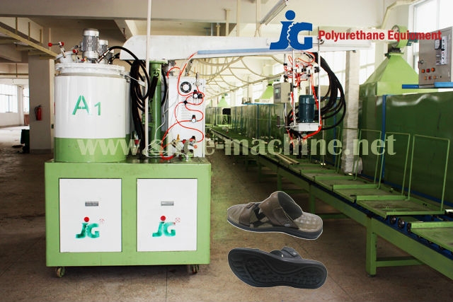 JG full automatic pu shoe-making(sole) pouring machine