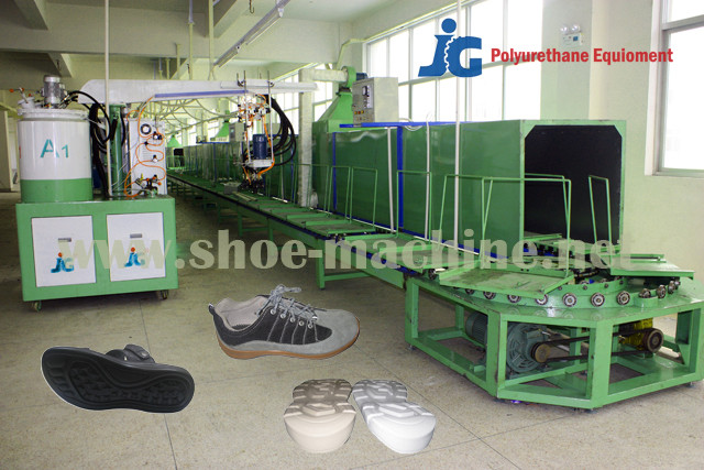 JG full automatic pu shoe-making(sole) pouring machine