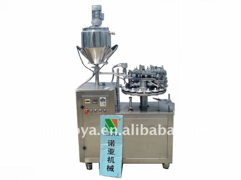 JGF-X manual tube filling and sealing machine with heating and mixing