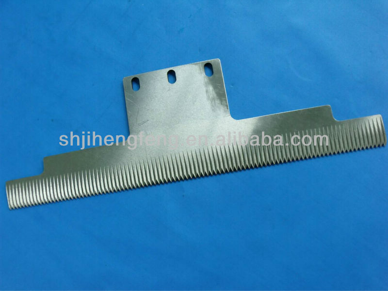 JHF cutting packaging bag serrated cutting blades and knives