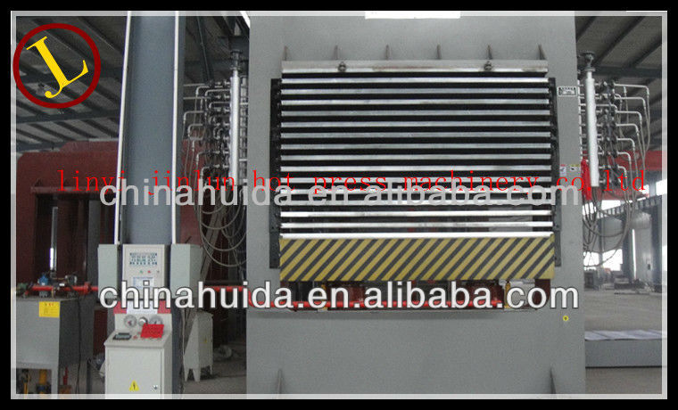 JIN LUN melamine hot press machine/ 400T 3*6 feet hot press/ melamine boarding machine