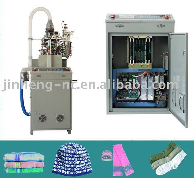 JINHENG computerized double cylinder socks knitting machine