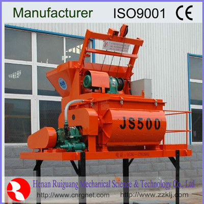 JS 500 concrete mixer ,cement mixer ,with automatic hydraulic hopper