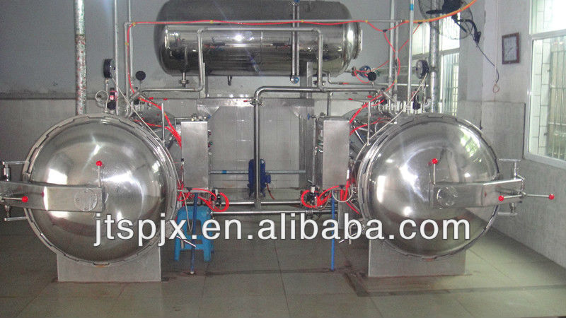 JT-2+1 stainless steel full-automatic hot water circulating immersion horizontal pressure vessel