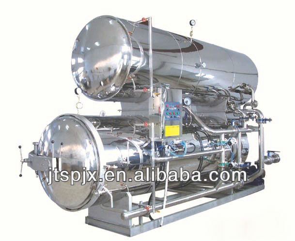 JT stainless steel double layer full-automatic water immersion retort sterilizer