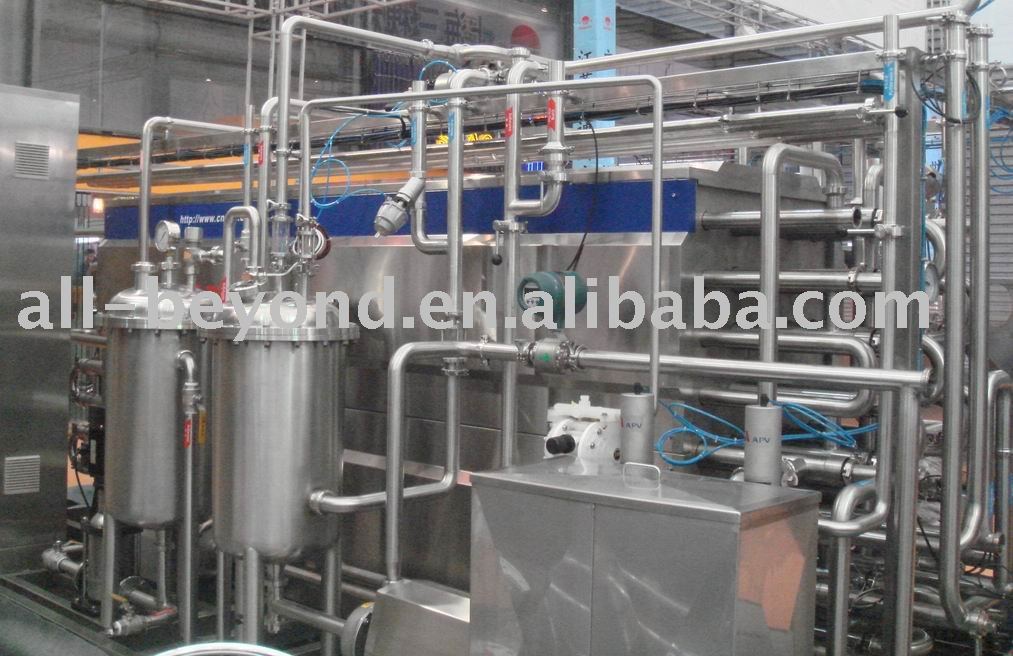 juice and milk Full-automatic ultra-high temperature tubular sterilizer