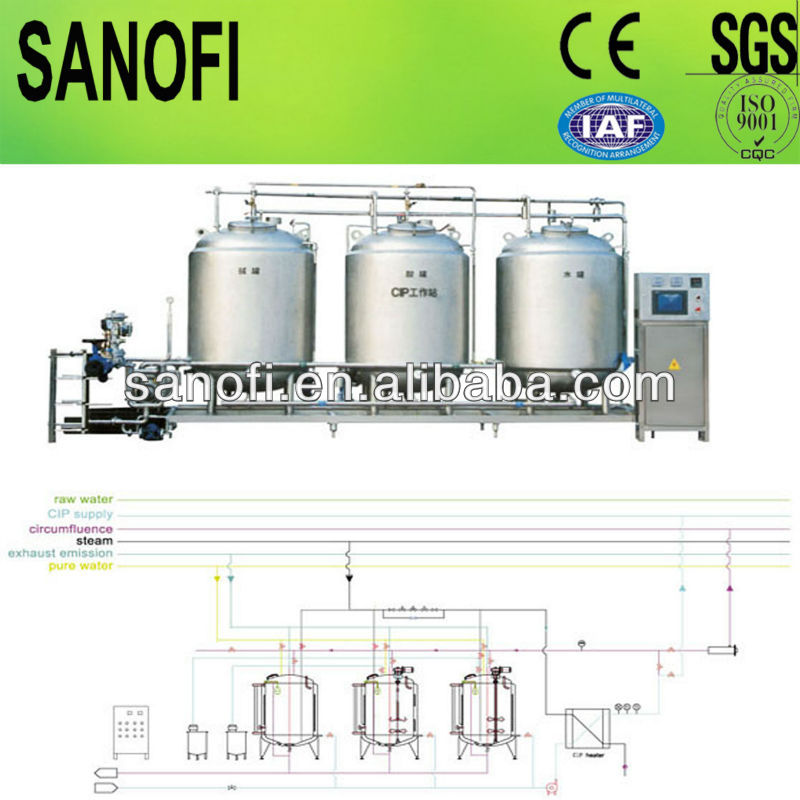Juice Beverage Factory CIP Cleaning System