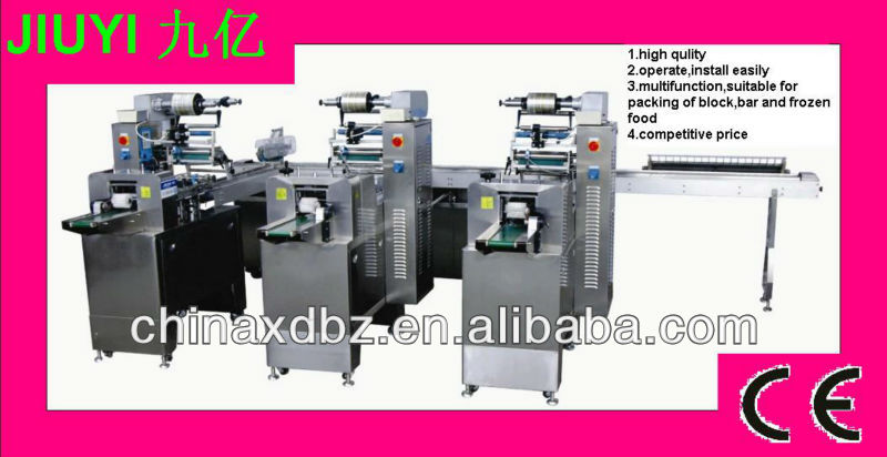 JY-350 Multi-function 3-stage ice cream bar automatic packing machine