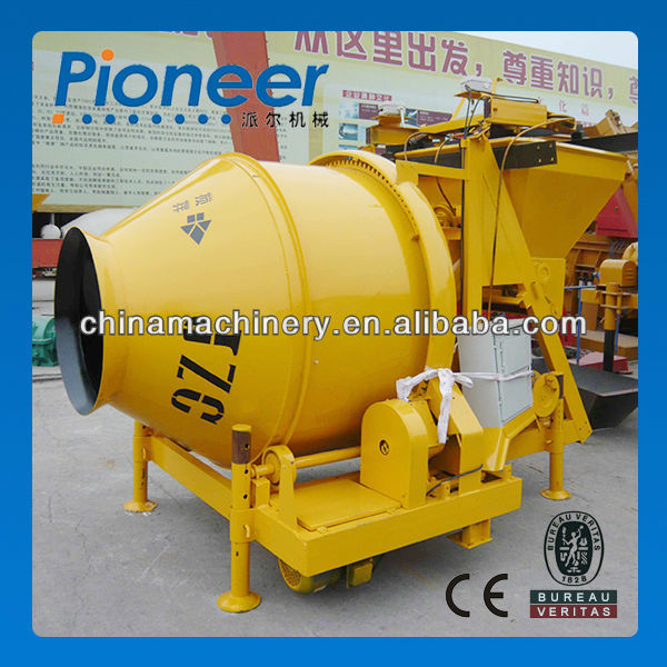 JZC350 portable concrete mixer with pump