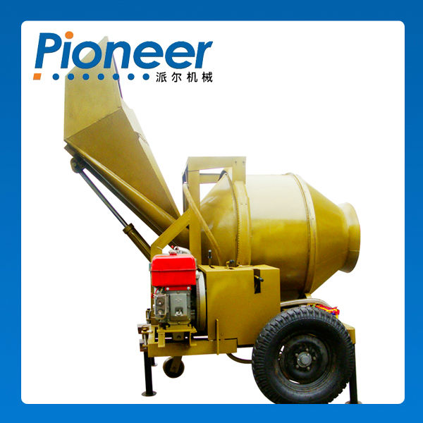 JZD350 portable diesel concrete mixer