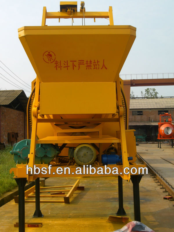 JZM350 350L 4.5kw electric portable concrete mixer design