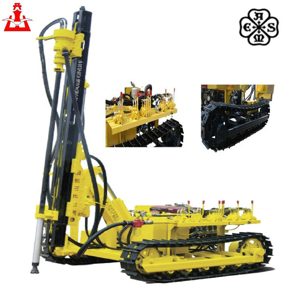 Kaishan KY100J Low Wind Pression Geotechnical DTH Borehole Drilling Rig( 20-180m depth)