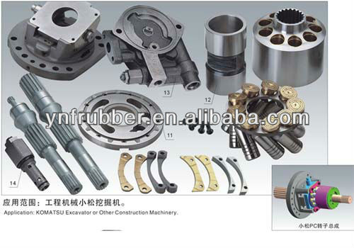 Komatsu hydraulic parts HPV35/55/90/160, Hydraulic parts for PC60 PC120 PC200 PC300-5,PC400 PC650