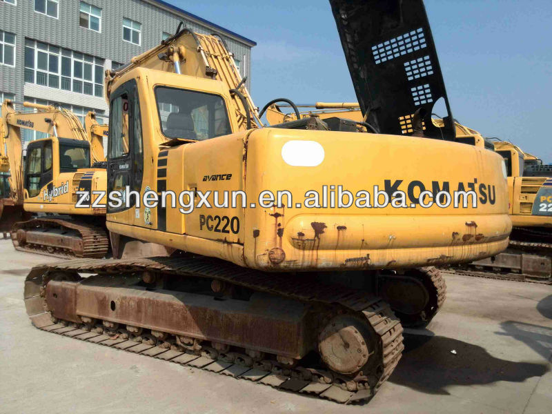 komatsu used excavator machine PC220-6 serial