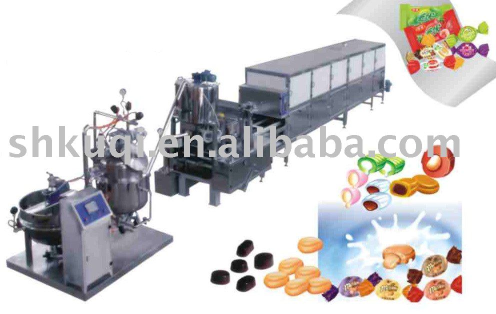 KQ-CD150/300/450 Toffee Candy Full-Automatic Continous Vacuum Cooking Depositing Set