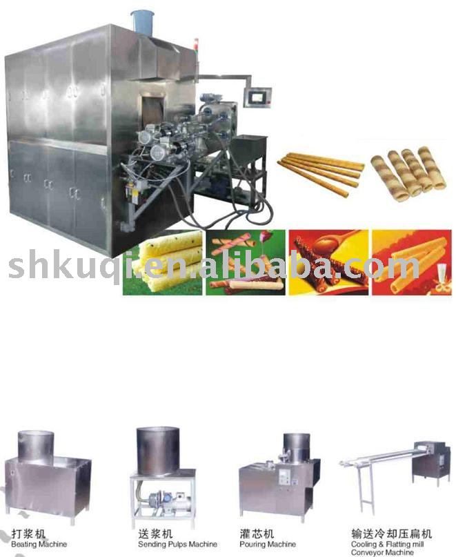 KQ/EG-180 Fully Automatically Multi-function Egg Roll Machinery